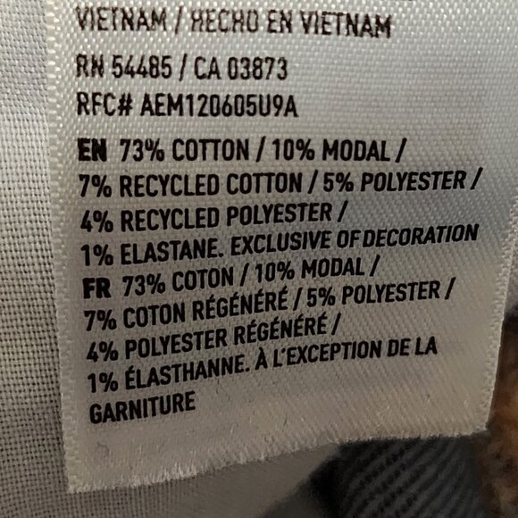 American Eagle Dark Wash Stretch Denim High Rise Tomgirl Jeans - Picture 8 of 10